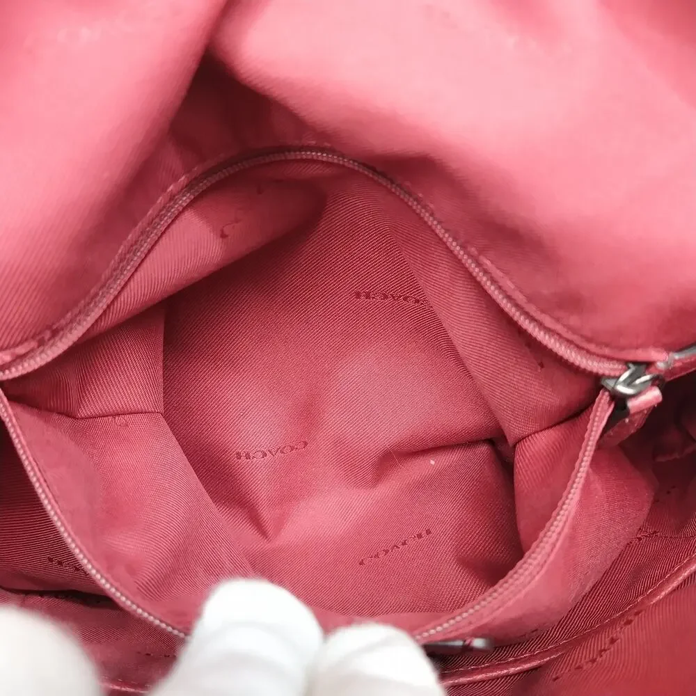 Coach Chelsea Red Leather Zipper Crossbody Shoulder Bag - Picture 13 of 16